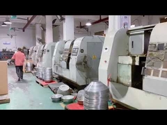 A WEI Lighting factory industrial led lighting fixture working line.