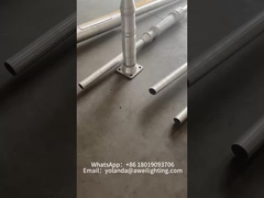 Новый процесс упаковки солнечной лампы из алюминия.