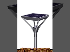 Новая солнечная садовая лампочка полируется.