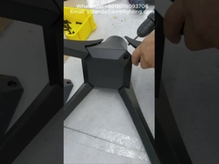 Сборка алюминиевого садового светильника и проверка сетевого освещения.