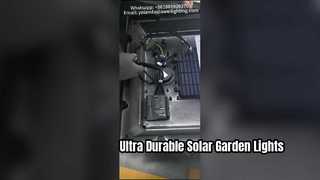 Aluminum Solar Garden Light Waterproof IP66 And IK09 Used In Communities.