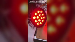 Светодиодный прожектор RGW мощностью 80 Вт с переключателем цвета и мощности, используемый в парках.